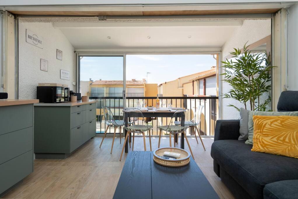 Appartement 5 Personnes Vue Mer Agde Extérieur photo