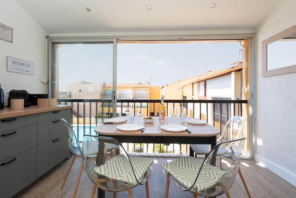 Appartement 5 Personnes Vue Mer Agde Extérieur photo